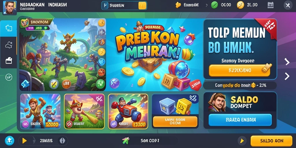 Tampilan antarmuka yang menarik dan modern.