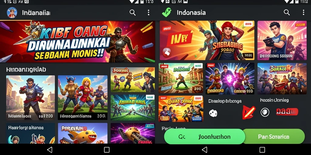 Tampilan antarmuka utama yang menarik dan mudah digunakan.