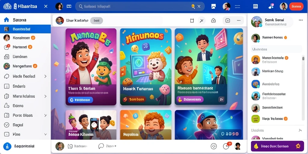 Screenshot menampilkan petualangan di hutan rimbun.
