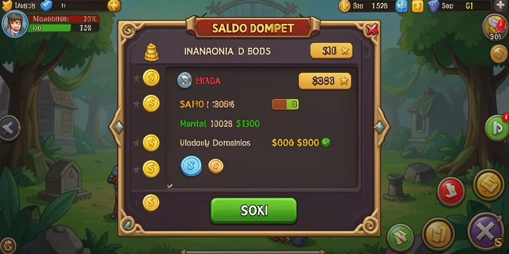 Tampilan menu utama JP6789 yang menarik.