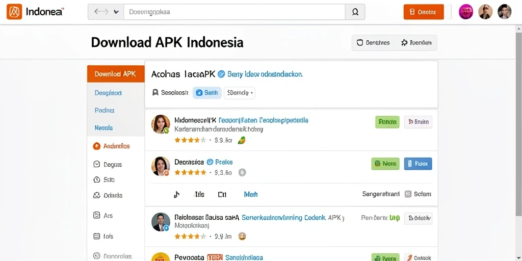 Tampilan antarmuka aplikasi yang menarik.