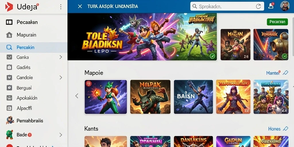Tampilan antarmuka yang menarik dan mudah digunakan.