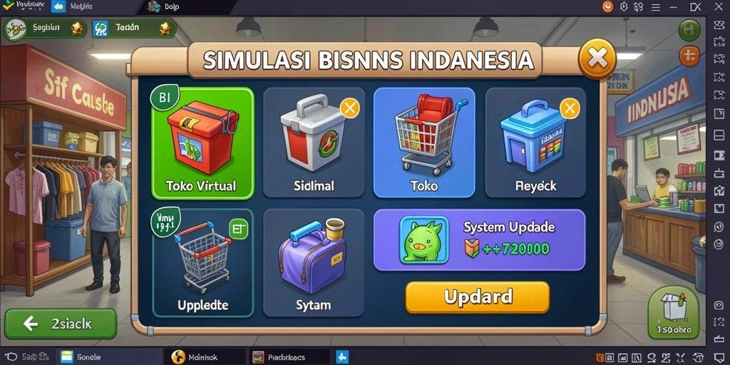 Tangkapan layar antarmuka yang menarik dan mudah digunakan.