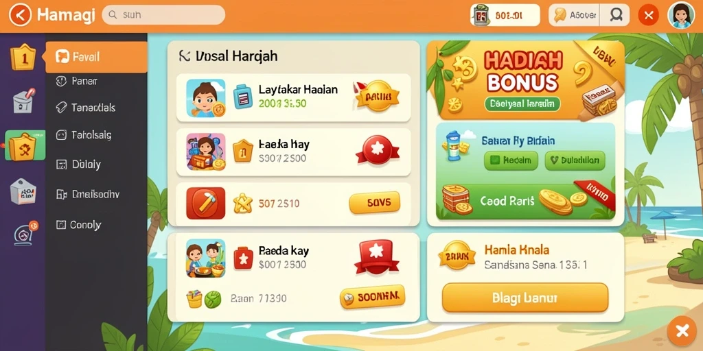 Tampilan antarmuka yang sederhana dan intuitif.