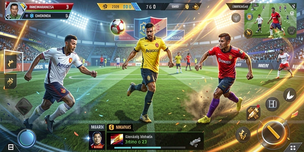 Screenshot menampilkan karakter utama dalam aksi.