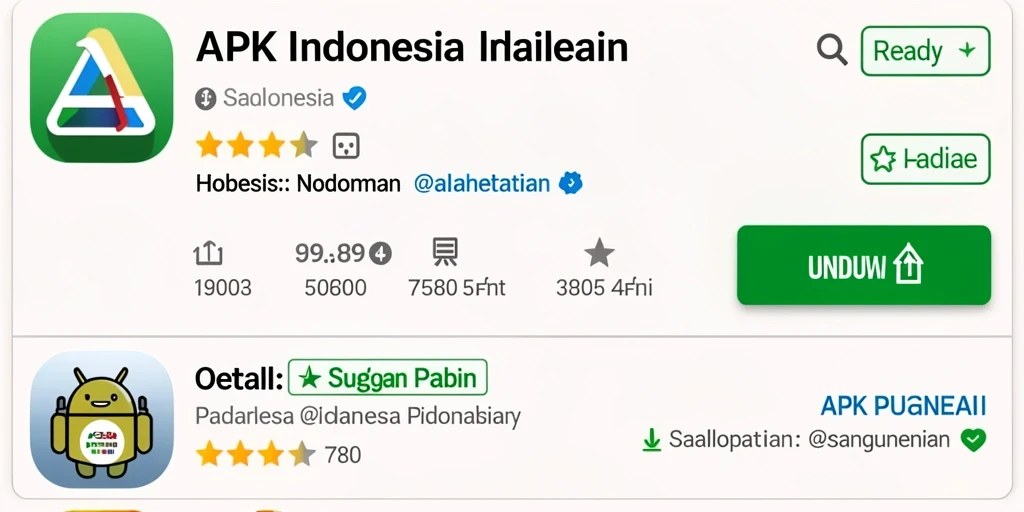 Tampilan antarmuka pengguna yang menarik dan modern.