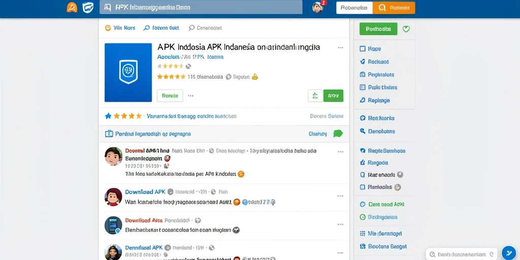 Screenshot menunjukkan tampilan menu utama yang menarik.